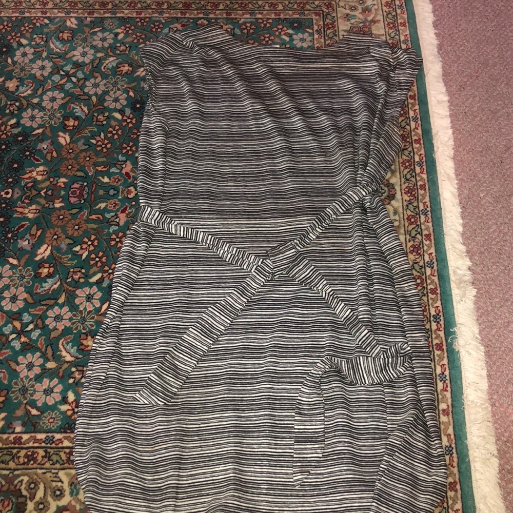 Loft cap sleeved belted dress - Picture 1 of 3